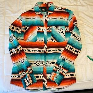 DRL Essentials Southwestern colorful flannel